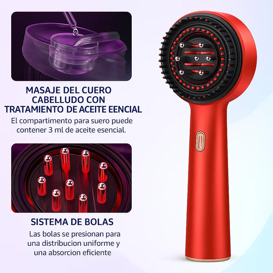 Cepillo Anticaída LED 🌿 | Estimula el Crecimiento y Relaja | Envío Gratis