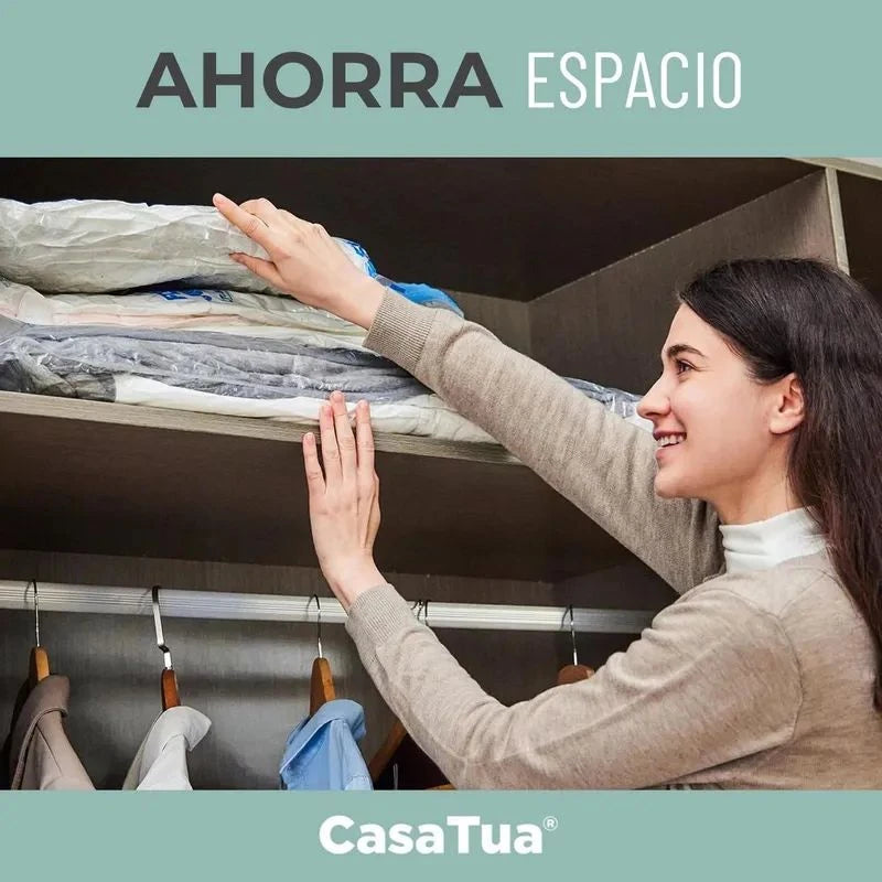 5 Bolsas al Vacío + Bomba Portátil ¡Con Envío Gratis! 🚚