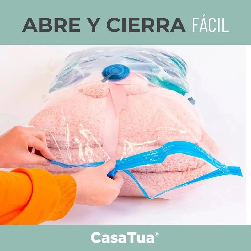 5 Bolsas al Vacío + Bomba Portátil ¡Con Envío Gratis! 🚚