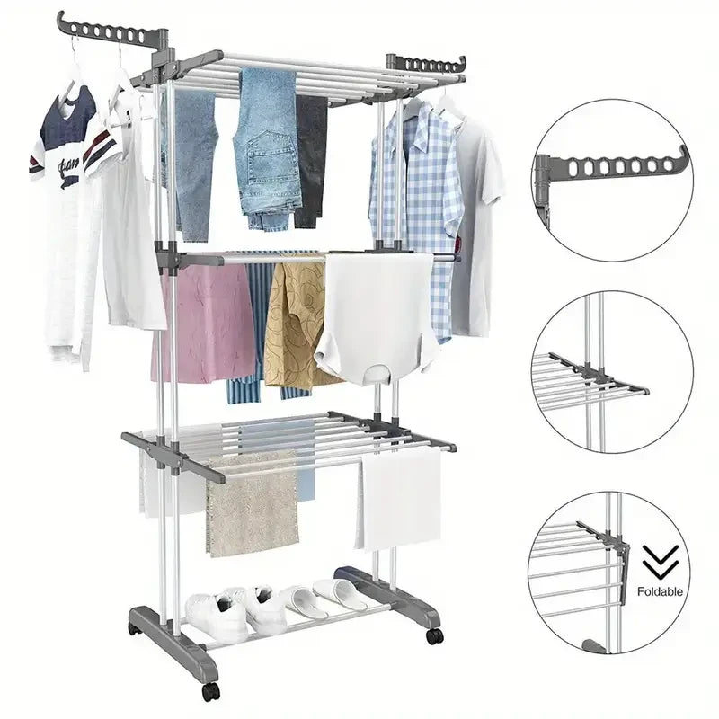 👕 MaxiTendedero 3 Niveles - 🚚 Envío gratis