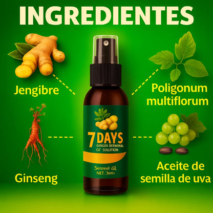 🌿Tu cabello más fuerte - Tónico de Jengibre - Envío Gratis