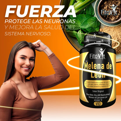 ⚡ Melena de león – Más concentración, más memoria | Envío gratis