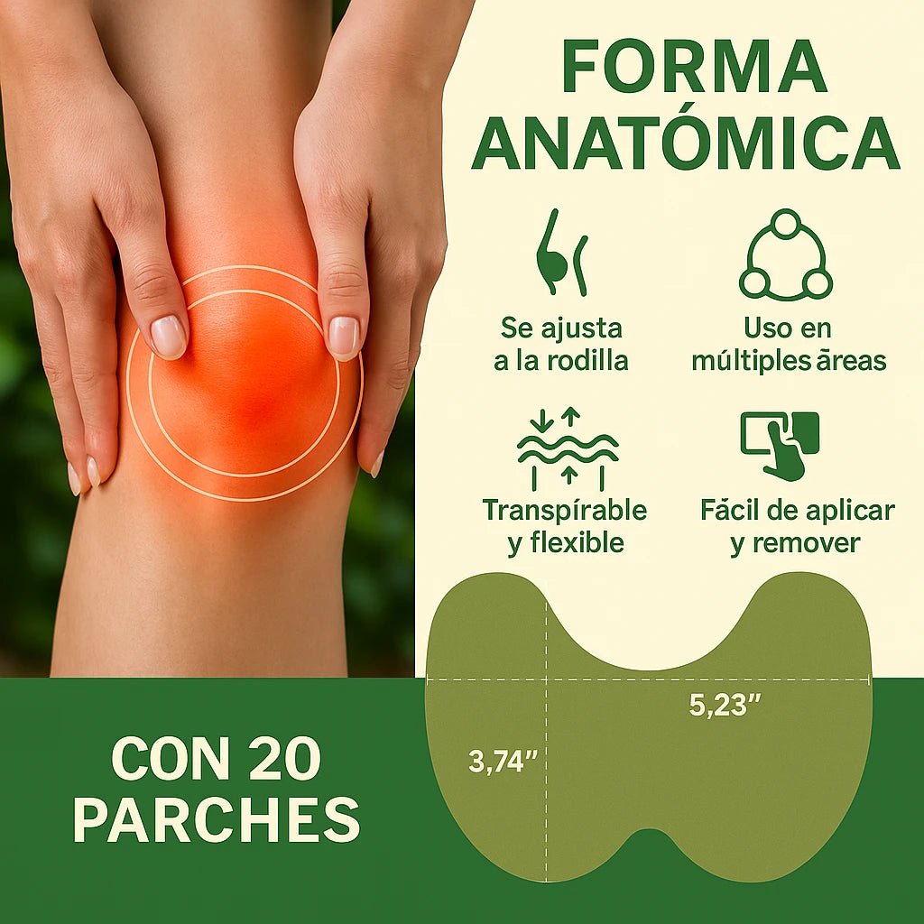 🌿Muévete sin dolor - Pack X 20 unidades de Parches SaluVera