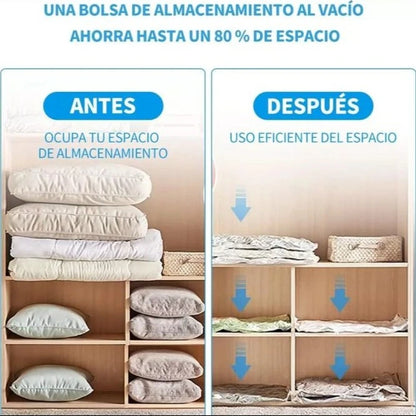 5 Bolsas al Vacío + Bomba Portátil ¡Con Envío Gratis! 🚚